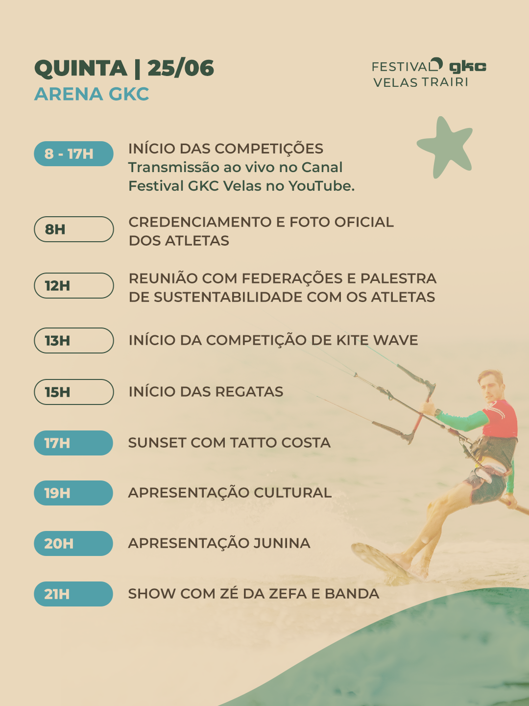 Programação Qui 25/06